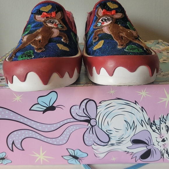 Irregular Choice Christmas Dash Sneakers, VGUC, Size 36 - Picture 4 of 11